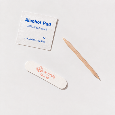 Prep kit: pad, file, stick