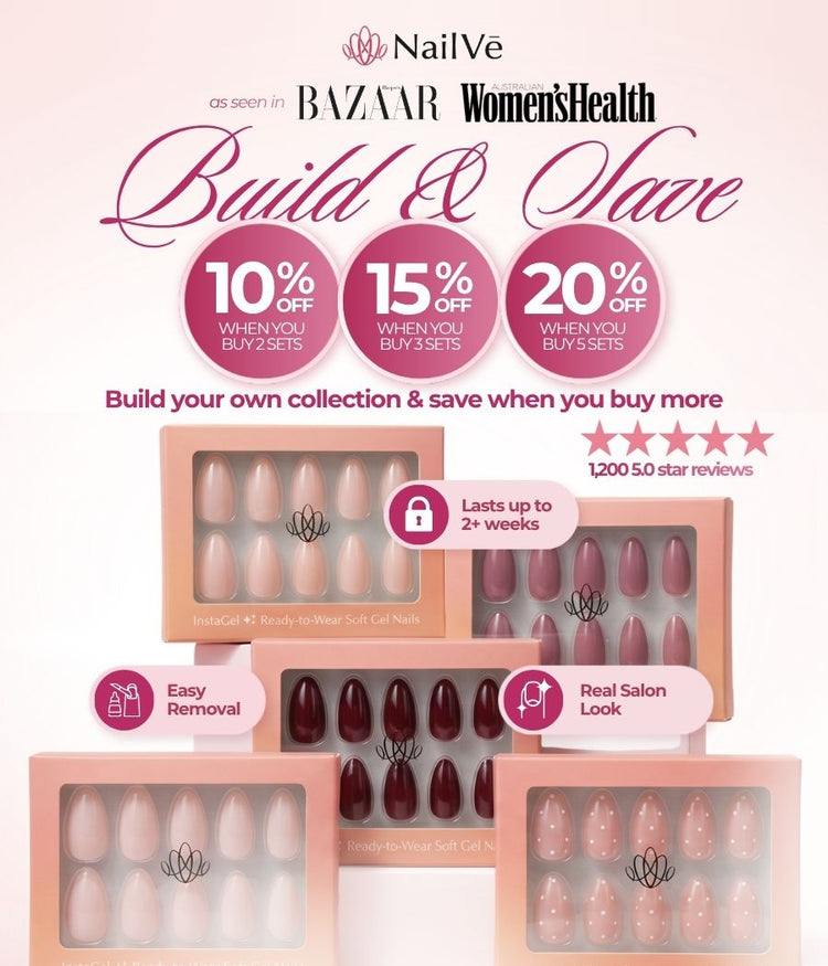 NailVē | InstaGel™ Ready-To-Wear Soft Gel Nails — Salon Results in Minutes banner