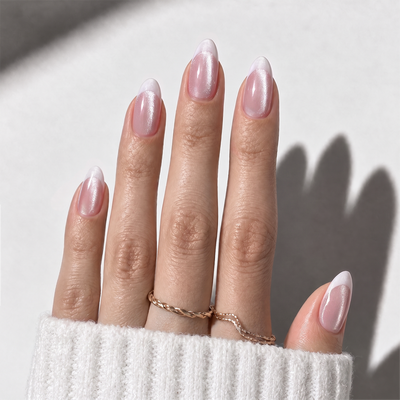 Cat Eye French - Medium Almond