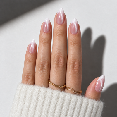 Cat Eye French - Short Almond