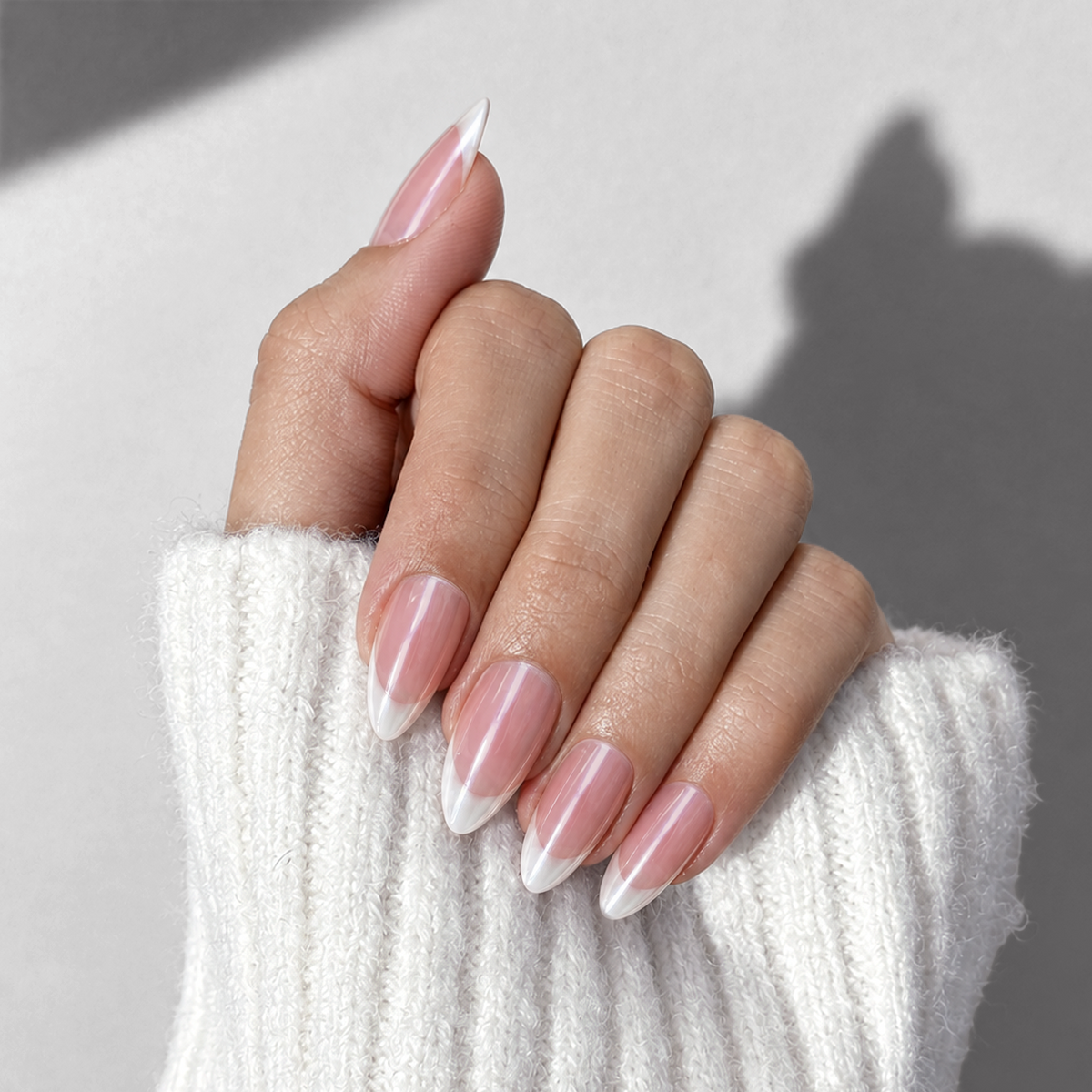Chrome French - Medium Almond