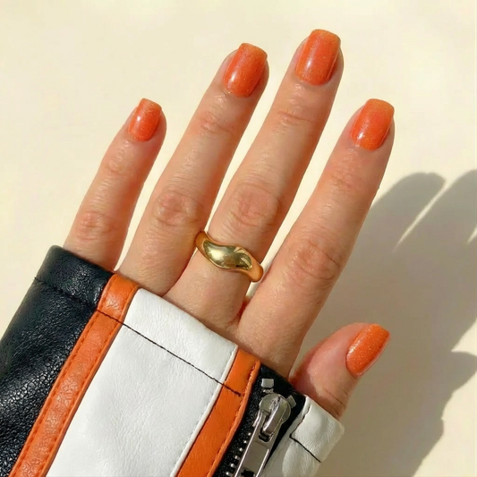 Papaya Glow - Short Square