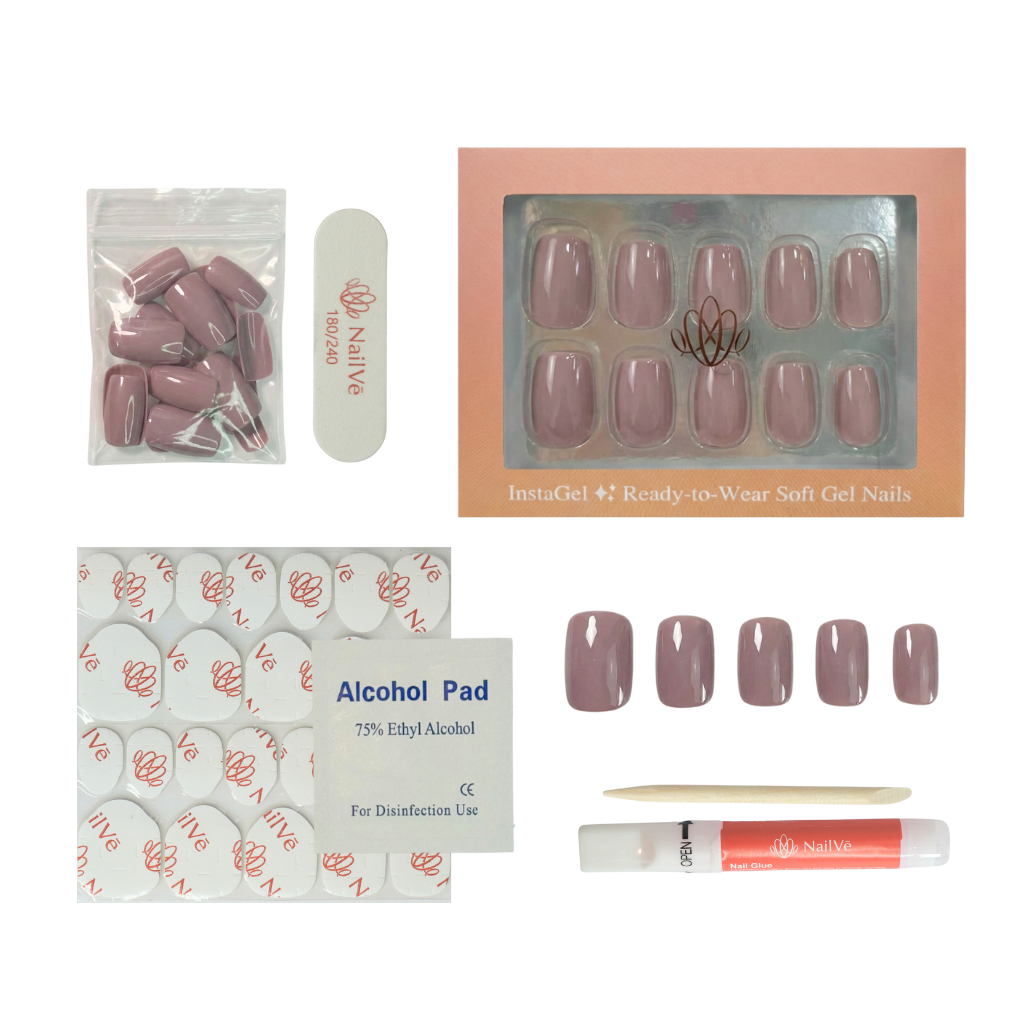 Mauve - Medium Square