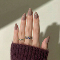 Mauve - Medium Almond