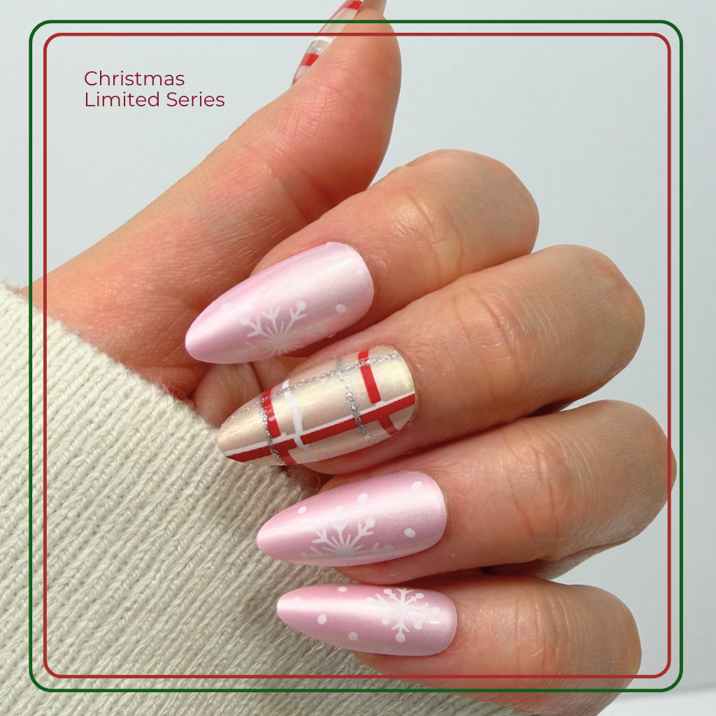 Blushing Plaid - Almond